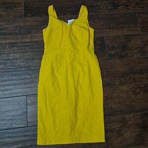 Grace Karin Vibrant Yellow Midi Dress